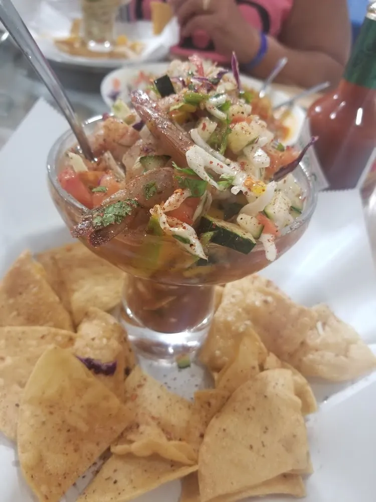 Ceviche with Tortilla Chips
